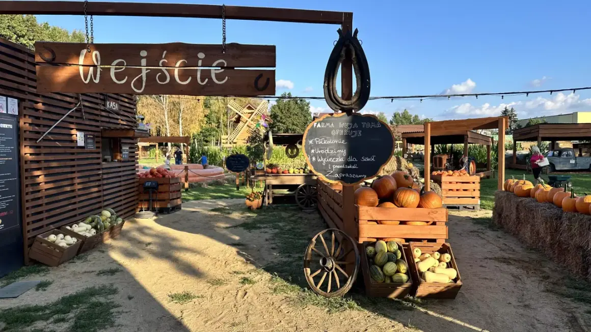 Farma wuja Toma zaprasza do Dyniolandii! Wejście do krainy dyni i jesiennych atrakcji.