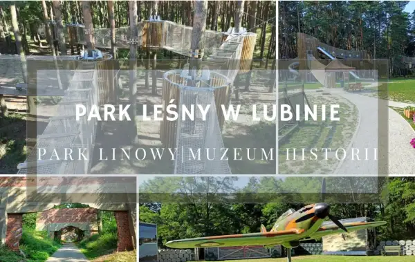 Park linowy i Muzeum Historii w Lubinie to świetne atrakcje dla całej rodziny.